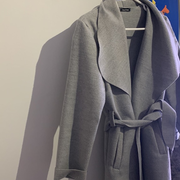 LADIES BOOHOO jacket grey - Picture 3 of 6